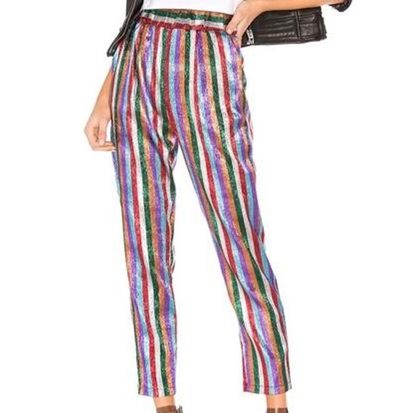 NONCHALANT LABEL Piper Pant in Rainbow - Picture 2 of 9